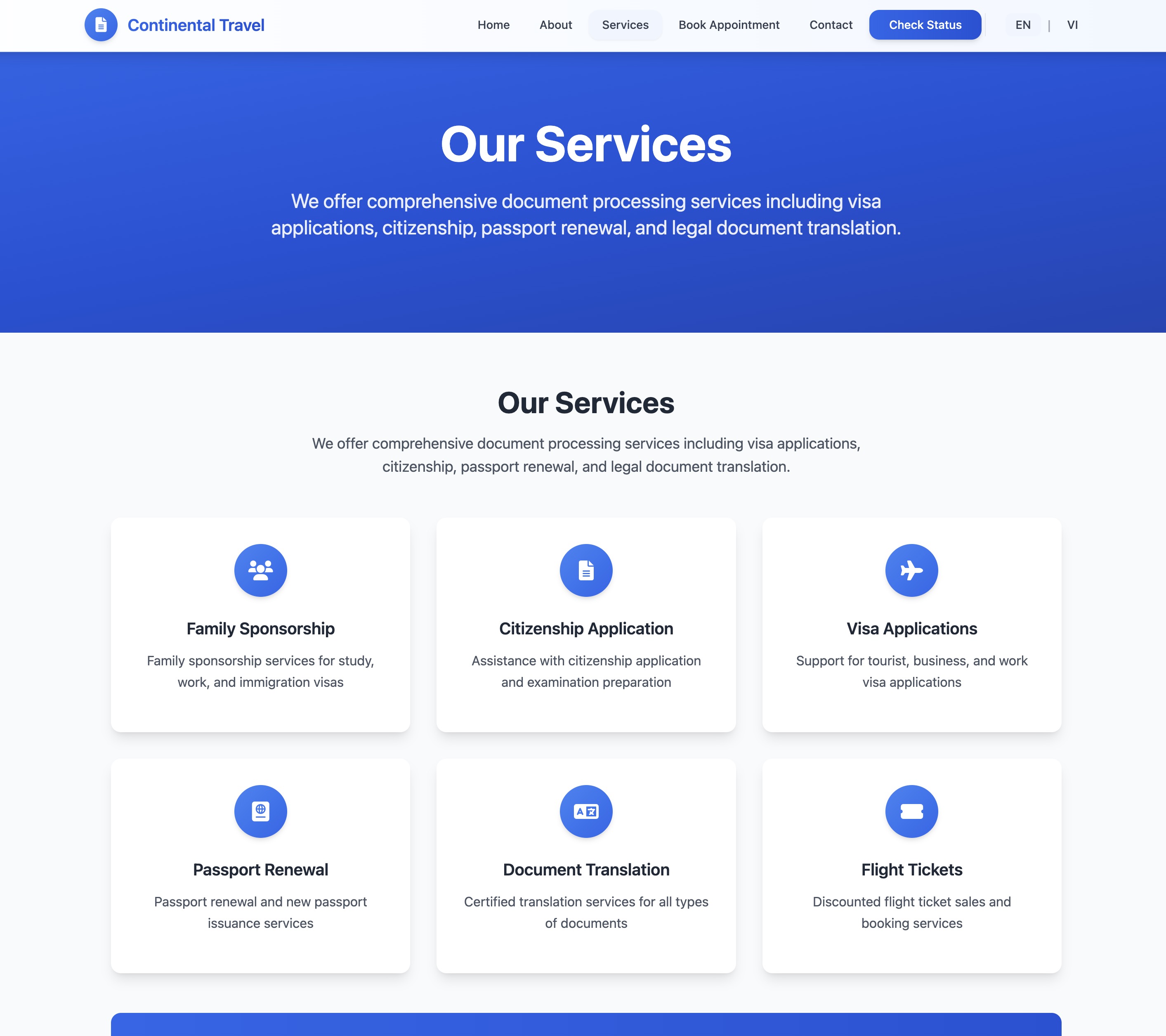 Continental Travel Services