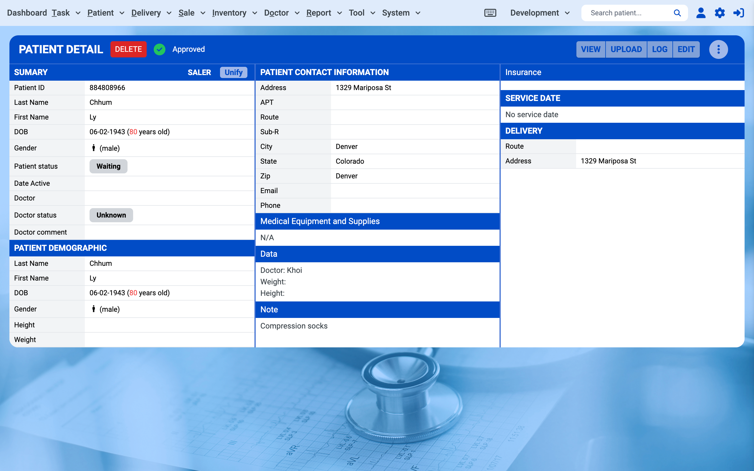 Health Supply Management System Health Supply Management System