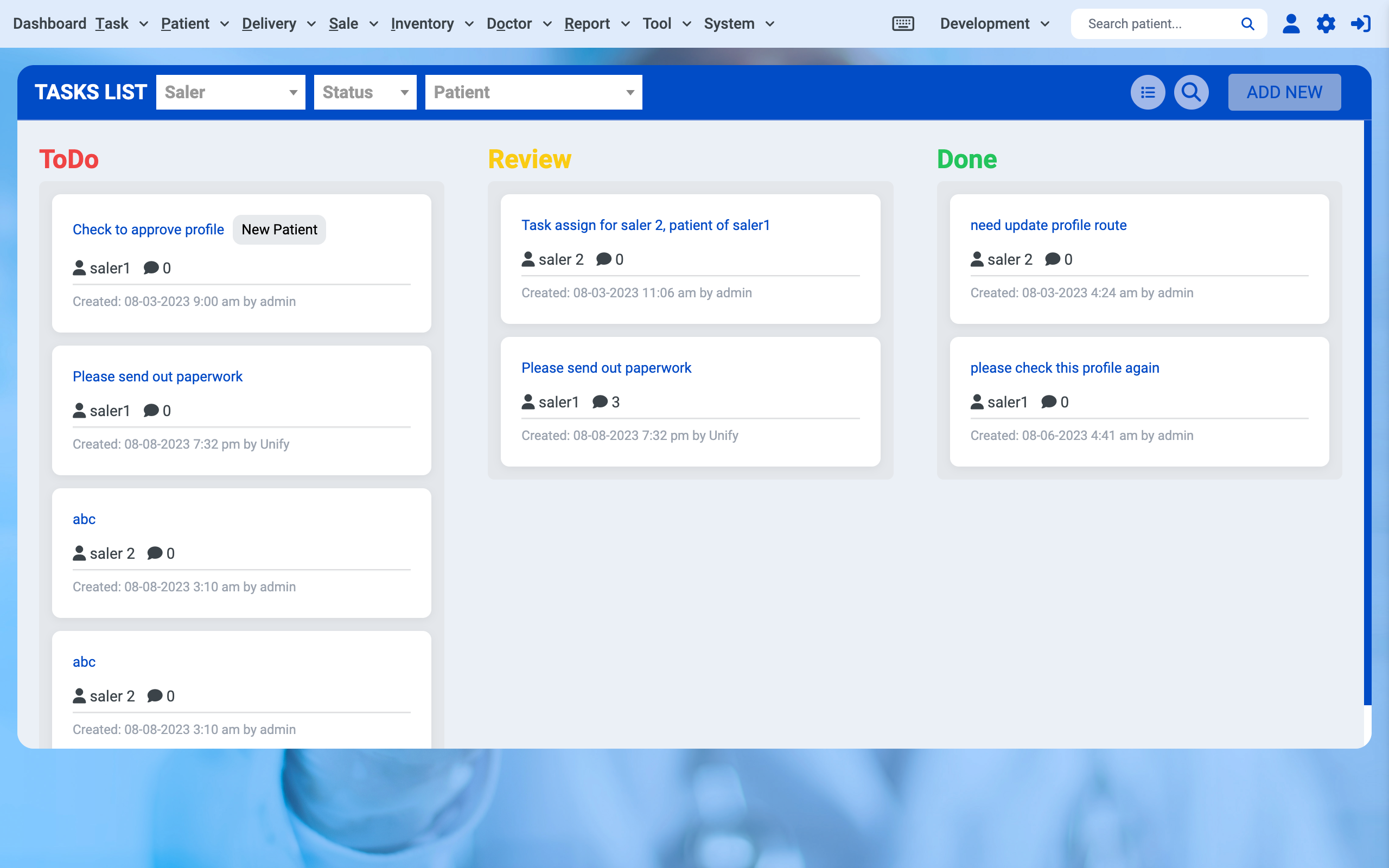 Health Supply Management System Health Supply Management System